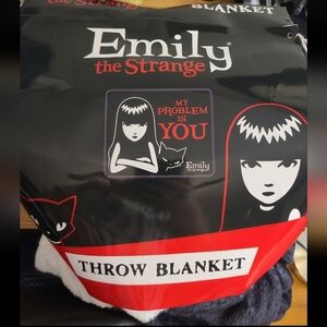 Emily the Strange 50x60 Throw Blanket